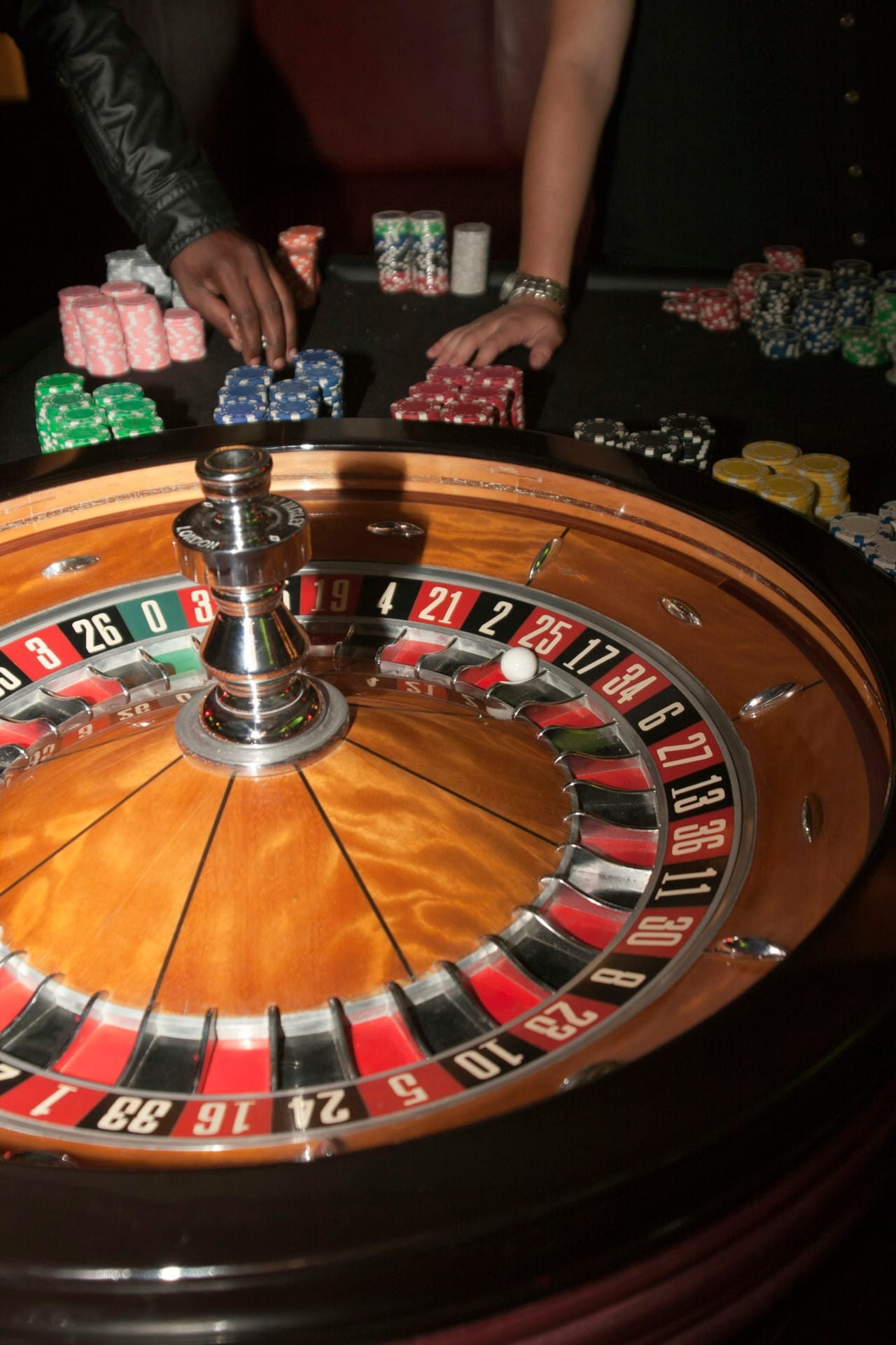 Roulette table